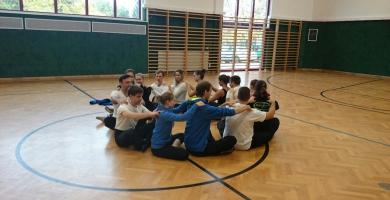 Vorbereitung des B-Teams des TSC blau-grün Wien